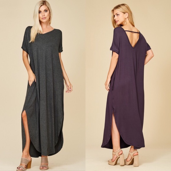 SOLD //  ‘MELODY’ Charcoal Maxi - Picture 4 of 4